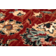Tapete de lã KASHQAI 4362 300 ornamento bordó / preto