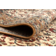 Wool carpet KASHQAI 4362 103 Flowers, frame beige / claret