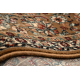 Wool carpet KASHQAI 4362 103 Flowers, frame beige / claret