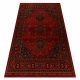 Wollen tapijt KASHQAI 4345 300 oosters, kader rode kleur