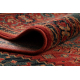 вовняний килим KASHQAI 4345 300 східні, рамка бордовий