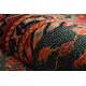 Tapis en laine KASHQAI 4345 300 oriental, cadre bordeaux