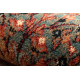 Wollteppich KASHQAI 4309 300 orientalisch, Rahmen rotwein 