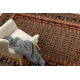 Wool carpet KASHQAI 4301 401 oriental, frame green / terracotta