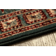 Alfombra de lana KASHQAI 4301 401 oriental, marco verde / terracota