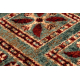 Vilnas paklājs KASHQAI 4301 401 austrumniecisks, rāmis zaļš / terakota