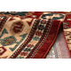 вовняний килим KASHQAI 4306 300 східні, рамка теракотовий / бежевий
