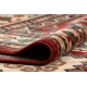 вовняний килим KASHQAI 4306 300 східні, рамка теракотовий / бежевий