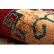 Tapete de lã KASHQAI 4306 300 oriental, quadro terracota / bege