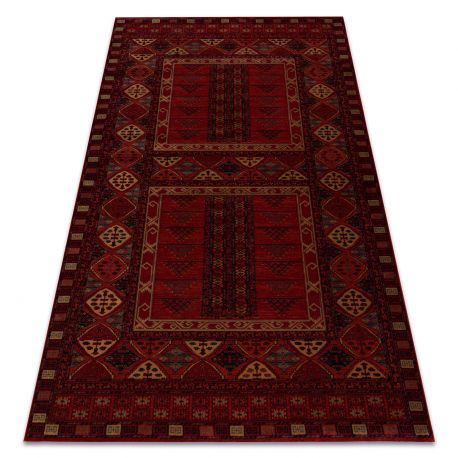 KASHQAI 4346 300 gyapjú szőnyeg keleti, geometric bordó
