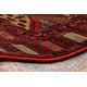 Ullteppe KASHQAI 4346 300 orientalsk, geometrisk claret