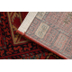 Wool carpet KASHQAI 4346 300 oriental, geometric claret 