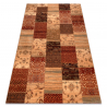Dywan wełniany KASHQAI 4327 101 Patchwork terakota
