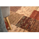 Wool carpet KASHQAI 4327 101 Patchwork terracotta 