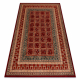 вовняний килим KASHQAI 4349 300 східні, рамка теракотовий / зелений