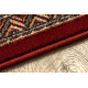 вълнен килим KASHQAI 4349 300 ориенталски, рамка теракота / зелено