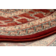 Tappeto di lana KASHQAI 4349 300 orientale, cornice terracotta / verde