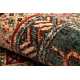 Vilnonis kilimas KASHQAI 4349 300 rytietiškas, rėmelis terakota / žalia