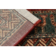 Wool carpet KASHQAI 4349 300 oriental, frame terracotta / green 