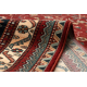 Wollen tapijt KASHQAI 4364 301 oosters, kader rode kleur / zwart