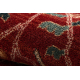 вълнен килим KASHQAI 4364 301 ориенталски, рамка бордо / лурекс