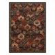 Wool carpet KASHQAI 4373 500 oriental, trellis green / claret 