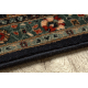 Tappeto di lana KASHQAI 4373 500 orientale, traliccio verde / chiaretto