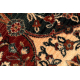 Wollen tapijt KASHQAI 4373 500 oosters, latwerk groen / rode kleur