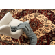 KASHQAI 4377 300 gyapjú szőnyeg dísz bordó / bézs 