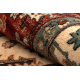 вълнен килим KASHQAI 4377 300 украшение зелено / бежов 