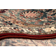 Tapete de lã KASHQAI 4373 300 oriental, treliça bege / bordó