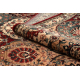 Vilnonis kilimas KASHQAI 4373 300 rytietiškas, grotelės smėlio spalvos / klaretas