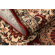 Wool carpet KASHQAI 4373 300 oriental, trellis beige / claret 