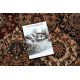 Wollen tapijt KASHQAI 4373 300 oosters, latwerk beige / rode kleur