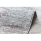 BLISS Z239AZ551 koberec sivý / ružová - Abstrakcia, moderný, štrukturálny