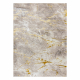 BLISS Z197AZ147 tæppe mørk beige / guld - marmor, moderne, strukturel