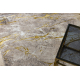 BLISS Z197AZ147 Teppich dunkelbeige / gold – Marmor, modern, strukturell