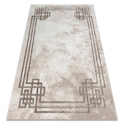 Tapis BLISS Z203AZ138 crème / beige - Cadre, moderne, structurel