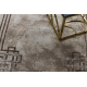 BLISS Z203AZ138 alfombra crema / beige - Marco, moderna, estructural