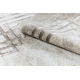 BLISS Z203AZ138 koberec krémová / béžová - Rám, moderní, strukturální