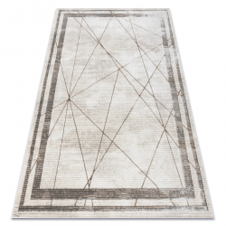 Tapis BLISS Z201Z128 crème / beige - Cadre, géométrique, moderne, structurel