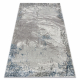 BLISS Z198AZ221 alfombra crema / azul - Abstracción, moderna, estructural