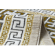 BLISS Z205AZ127 alfombra crema / dorado - Marco, griego, moderna, estructural
