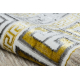 BLISS Z205AZ127 koberec krémová / zlatý - Rám, řecký, moderní, strukturální