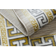 BLISS Z205AZ127 Teppich creme / gold – Rahmen, griechisch, modern, strukturell