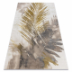 BLISS Z216AZ137 килим кремовий / золотий - Пальмове листя, модерн, структурний