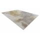 BLISS Z216AZ137 Teppich creme / gold – Palmenblätter, modern, strukturell