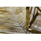 BLISS Z216AZ137 teppe krem / gull - Palmeblader, moderne, strukturell