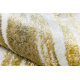 BLISS Z216AZ137 килим кремовий / золотий - Пальмове листя, модерн, структурний
