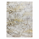 BLISS Z218AZ237 koberec krémová / zlato - Květiny, moderní, strukturální
